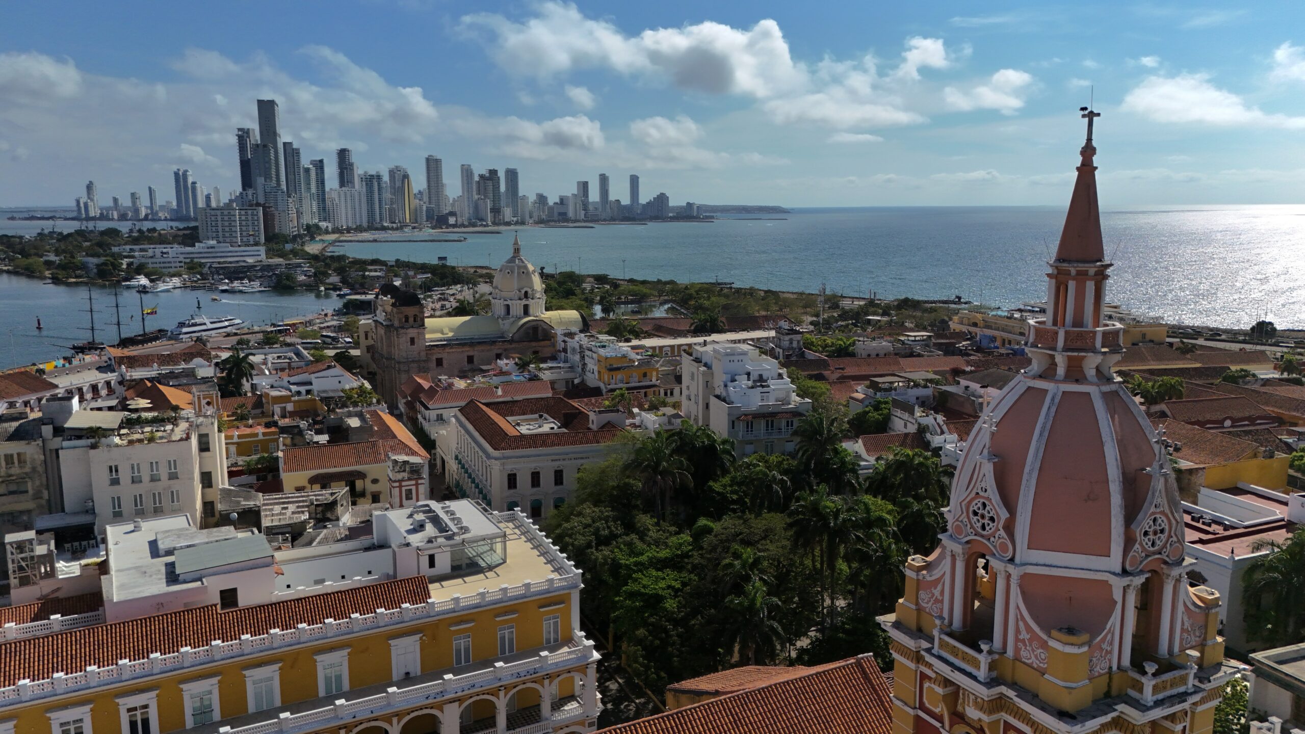 Cartagena centrum en stad Reizen in Colombia met kinderen