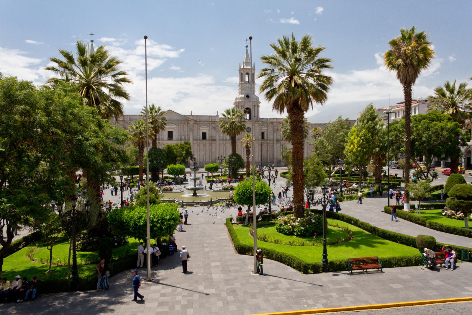 Main Square Arequipa Peru   Credits Renzo Tasso PROMPERÚ
