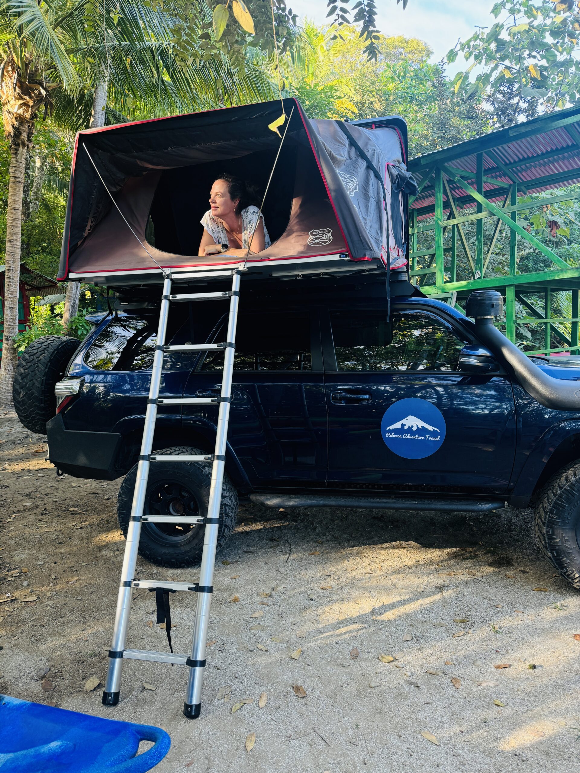 Rebecca 4x4 jeep - Reizen in Costa Rica met kinderen en impact
