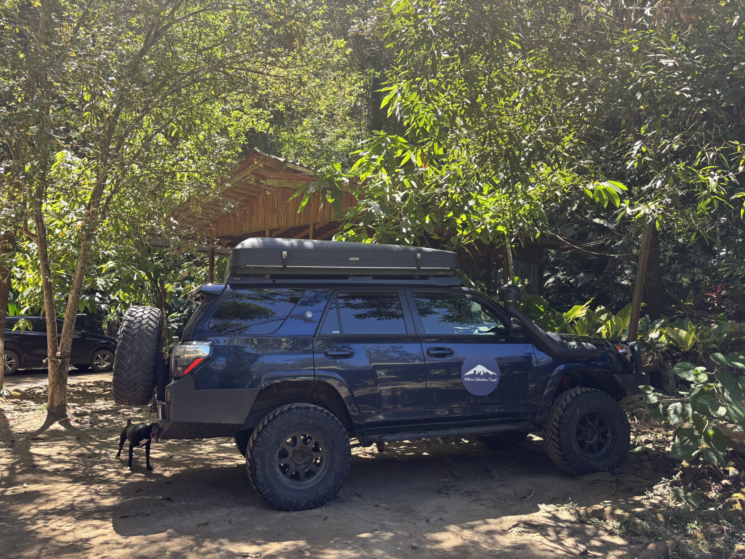 Rebecca 4x4 jeep - Reizen in Costa Rica met kinderen en impact