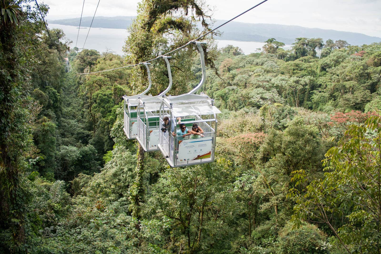 Skytram - Reizen met kinderen en impact in Costa Rica